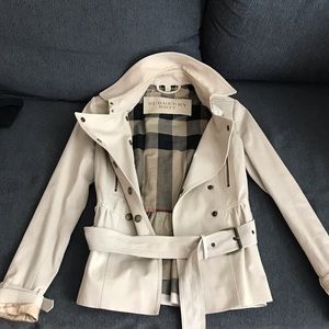 Burberry Brit Peplum Trench Coat